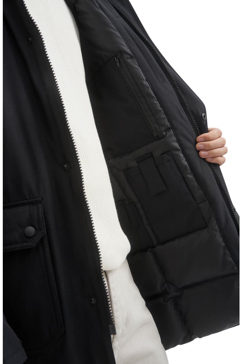Jack Water Resistant Faux Fur Trim Parka, Alternate, color, BLACK/RACCOON