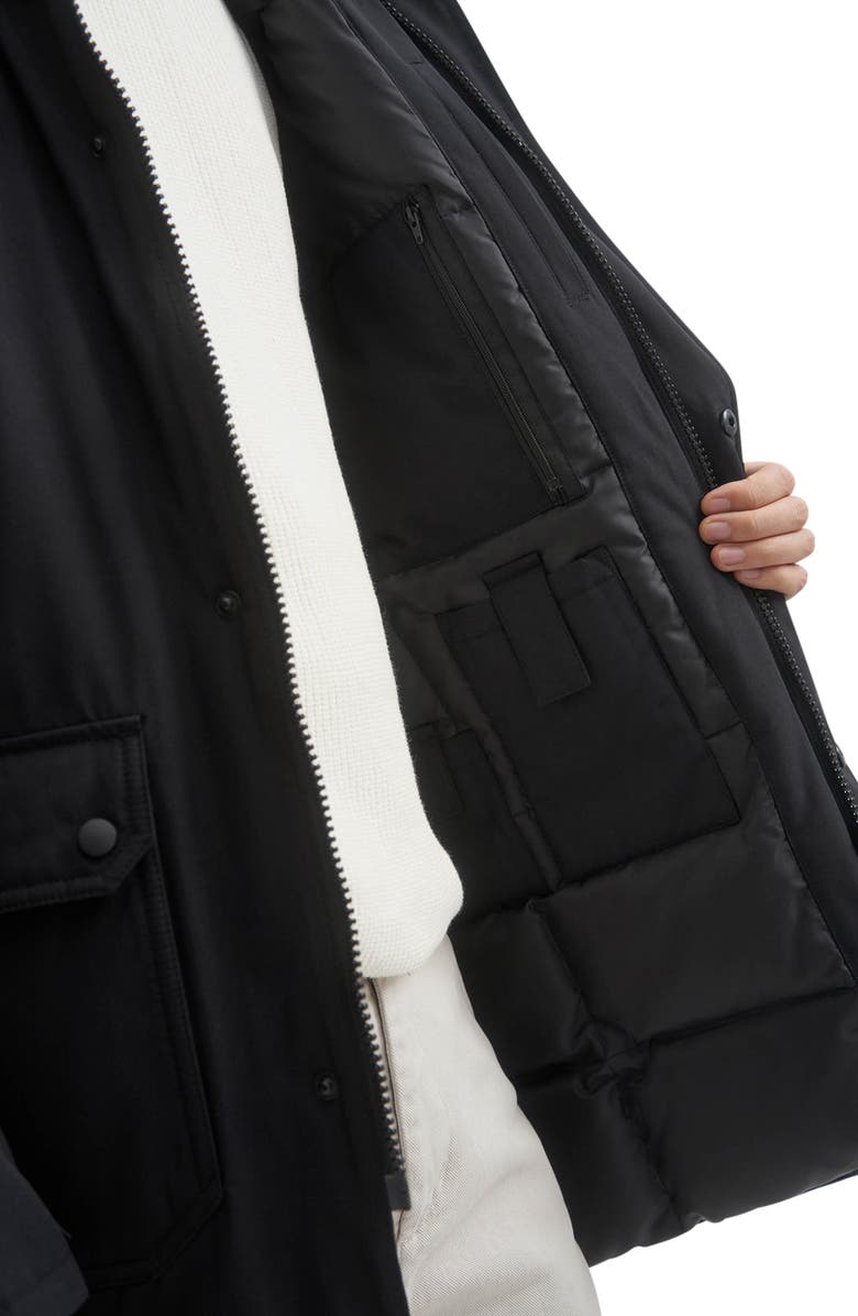 TOBOGGAN CANADA Jack Water Resistant Faux Fur Trim Parka, Alternate, color, Black/Raccoon