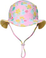 Snapper Rock Buttercup Bloom Reversible Bucket Hat