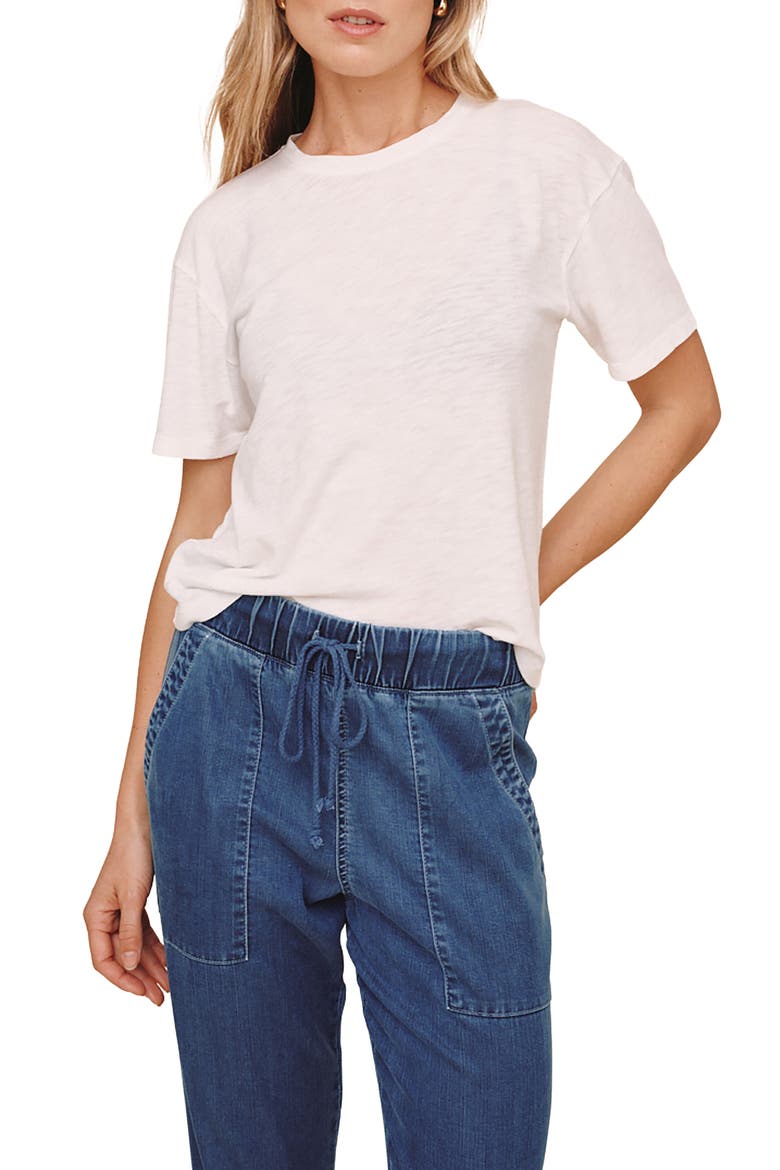 Relaxed Crewneck T-Shirt, Alternate, color, WHITE