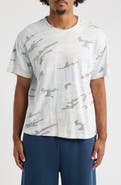 Elwood Slub Print Cotton Crewneck T-Shirt