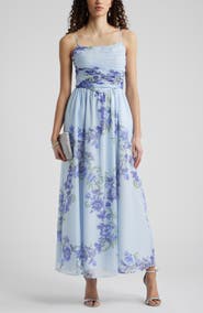 Chelsea28 Floral Organza Party Dress