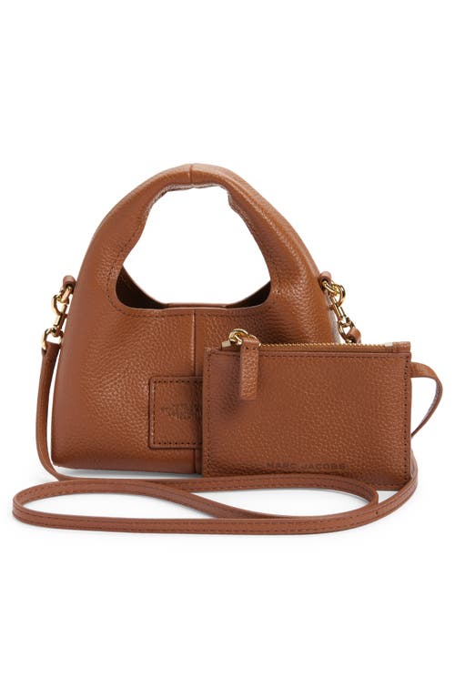 Marc Jacobs Borsa A Mano The Micro Crossbody Sack Argan Oil In Brown