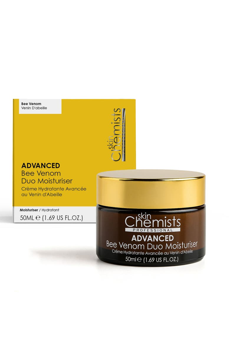 SKINCHEMISTS SC Advanced Bee Venom Duo Moisturiser 50ml for Loss of Firmness, Anti-Aging, Main, color, White