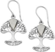 SAMUEL B. Mother-of-Pearl Tree of Life Earrings