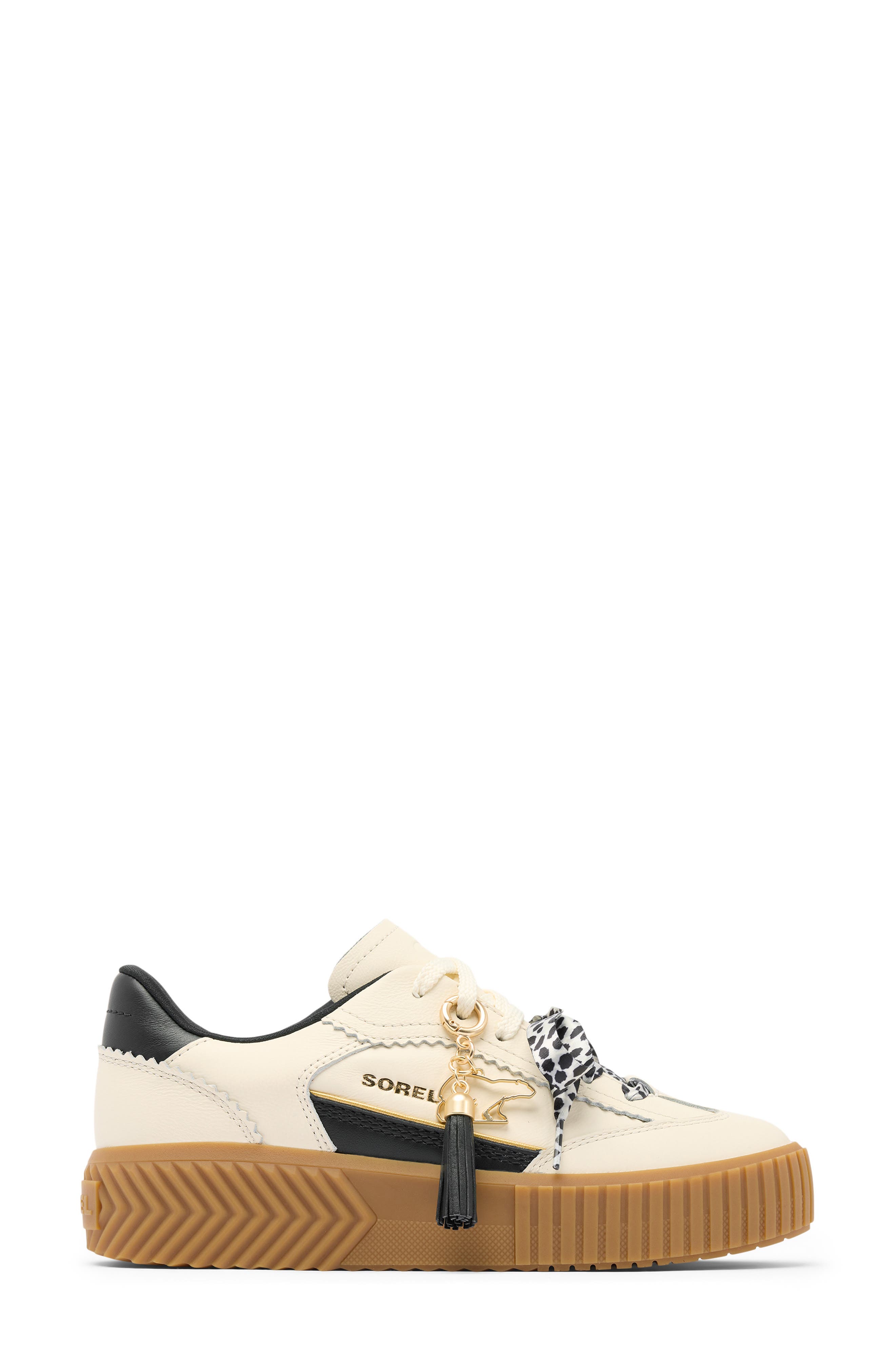 Ona Ave Platform Sneaker, Alternate, color, SNOW/ BLACK
