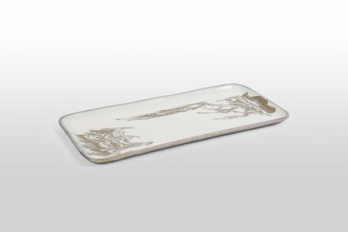 Lunares Dansbury Rectangle Tray In White