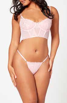 Seven ‘til Midnight Embroidered Bustier & Panty Set