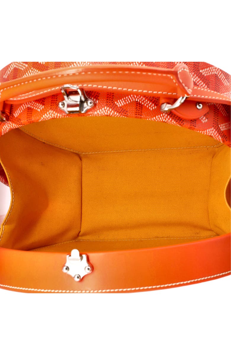 Pre-Owned Goyard Alto Hatbox Bag Coated Canvas, Alternate, color, Orange