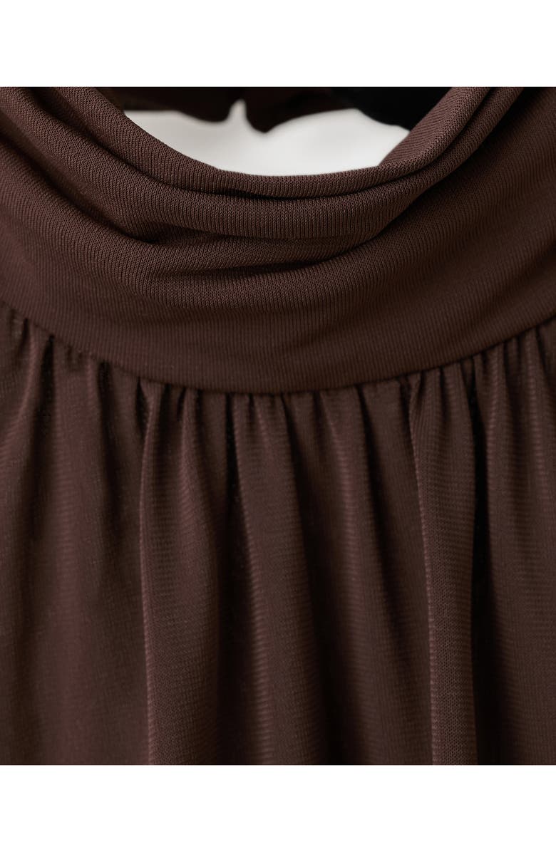 MANGO Drape Sleeveless Minidress, Alternate, color,