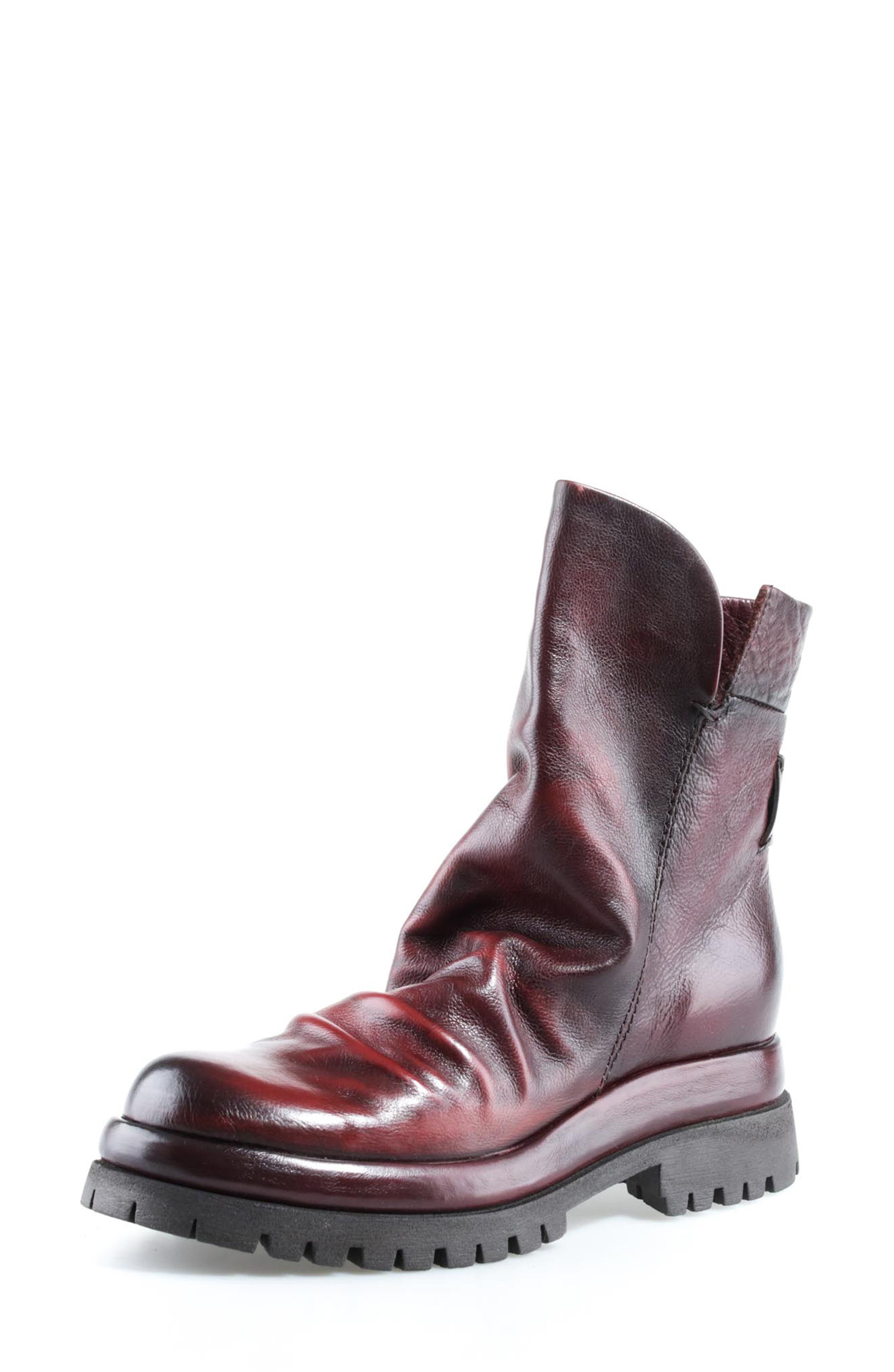 Dempsey Leather Boot, Main, color, BURGUNDY