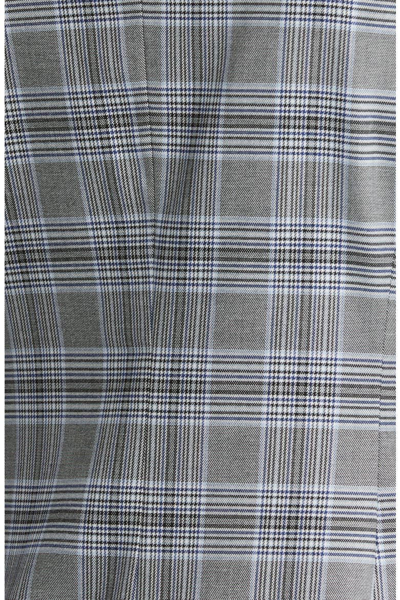 Glen Plaid One-Button Blazer, Alternate, color, BLACK- TEAL CHECK