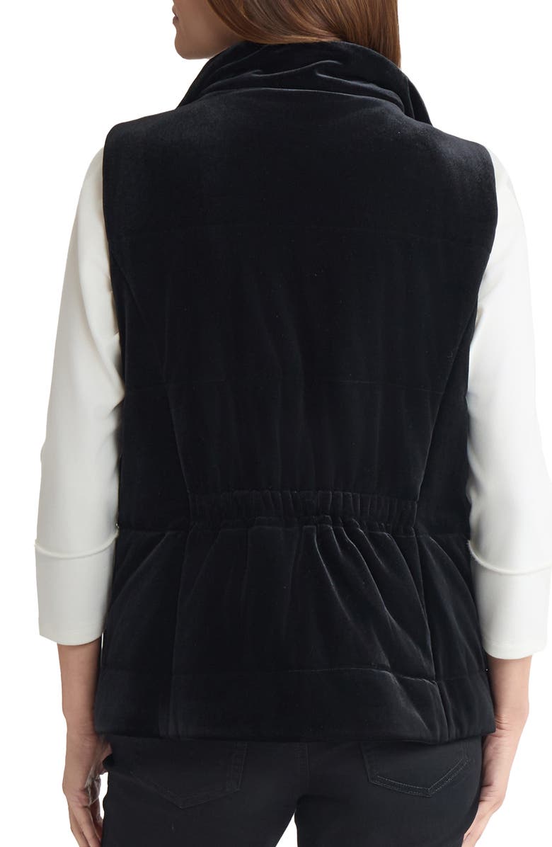 Jones New York Velvet Vest, Alternate, color, Jones Black