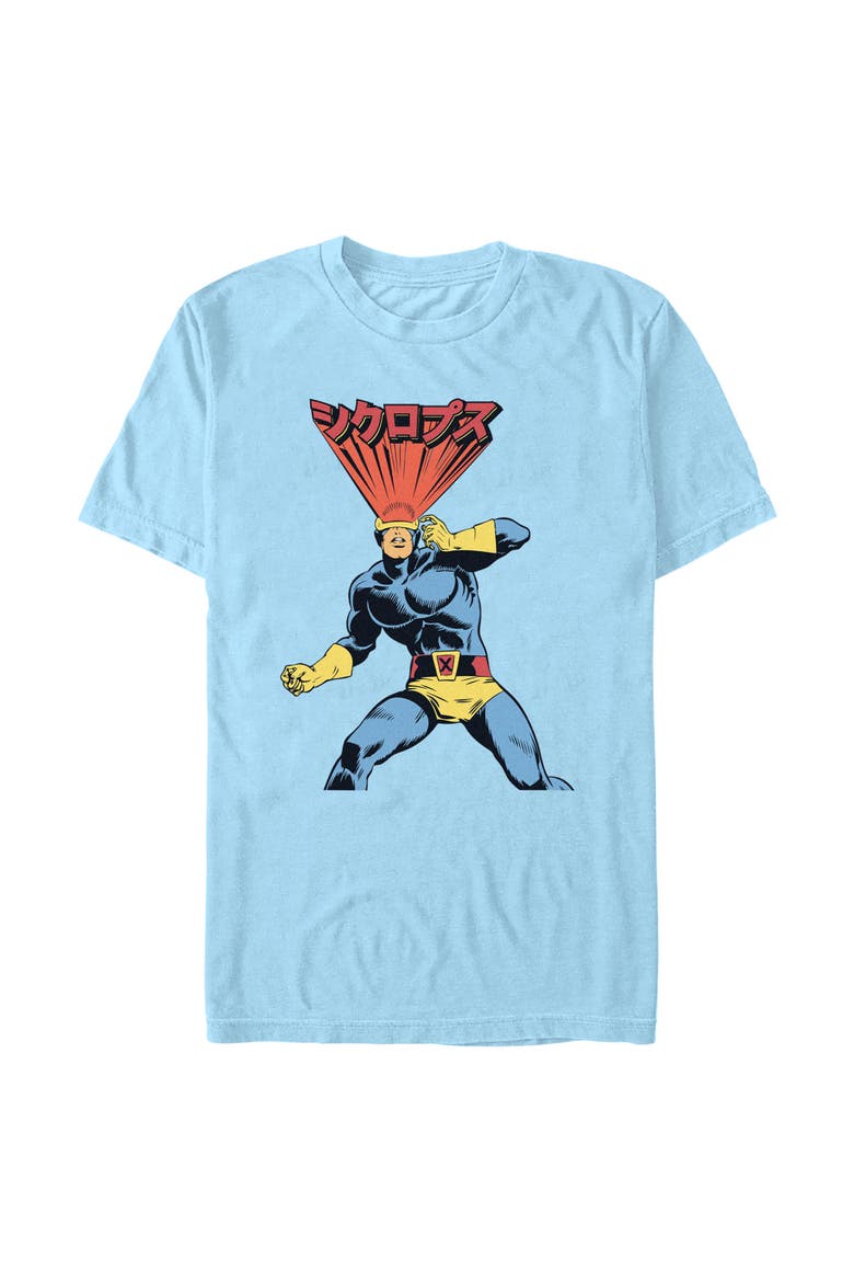 Men's Cyclops Laser Beam Short Sleeve T-Shirt, Main, color, Light Blue