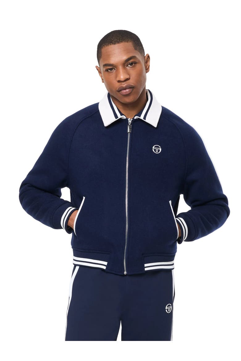 Marco Varsity Jacket, Main, color, MARITIME BLUE