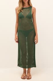 ViX Paula Hermanny Hanna Sheer Cover-Up Dress