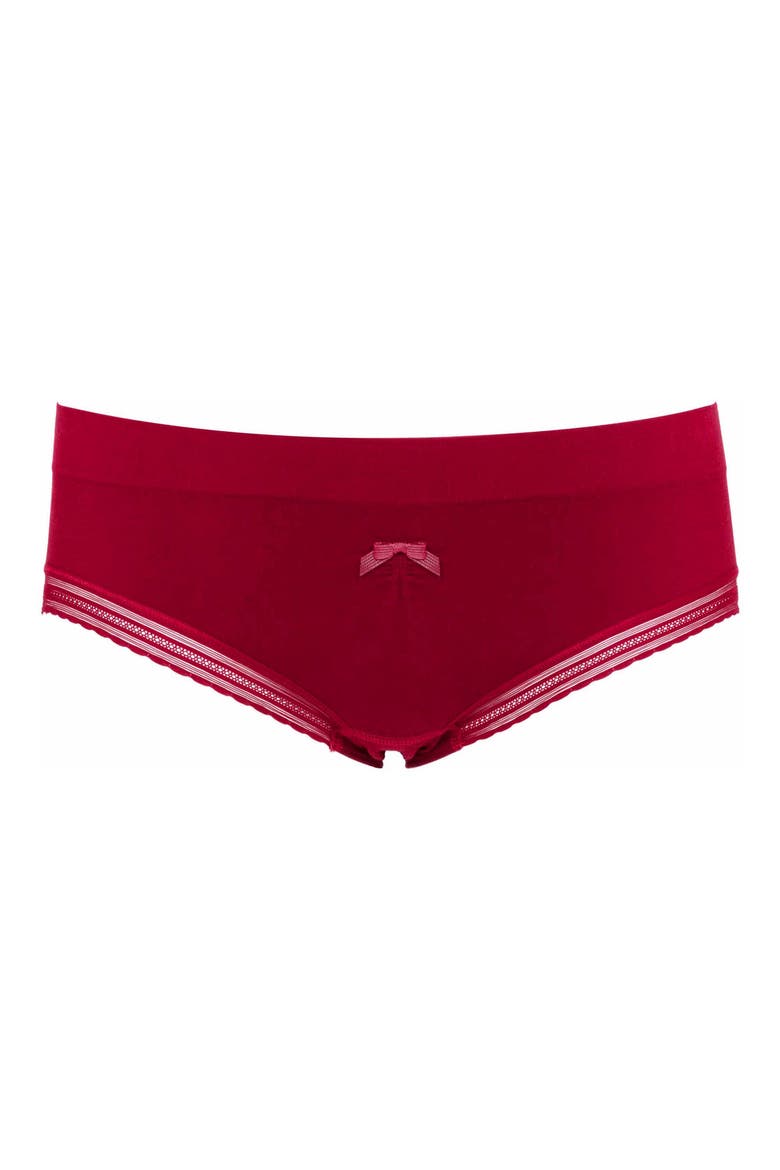 Milk Seamless Low Waist Maternity Slip, Alternate, color, BURGUNDY