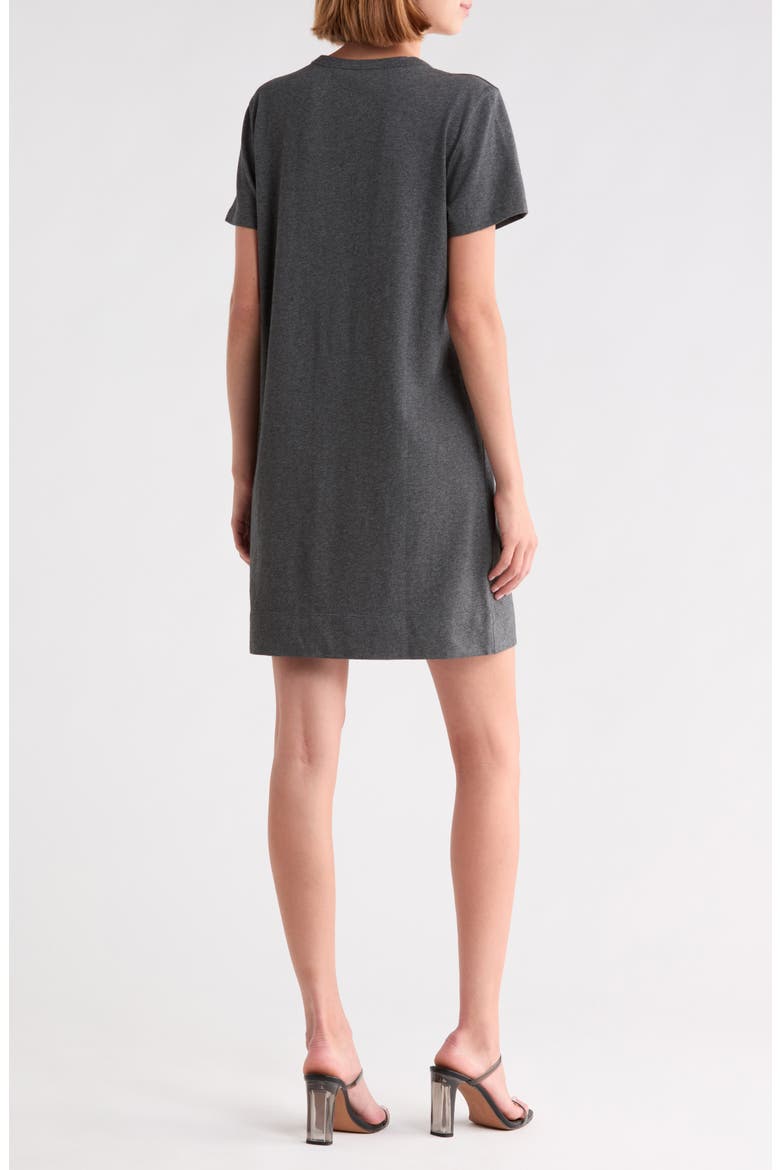 Perfect T-Shirt Dress, Alternate, color, HEATHER BASALT GREY