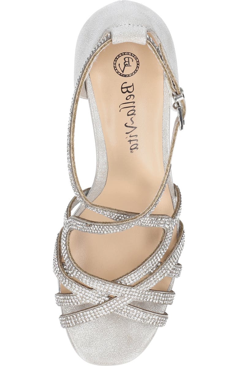 Bella Vita Aliette Sandal, Alternate, color, Silver Metallic