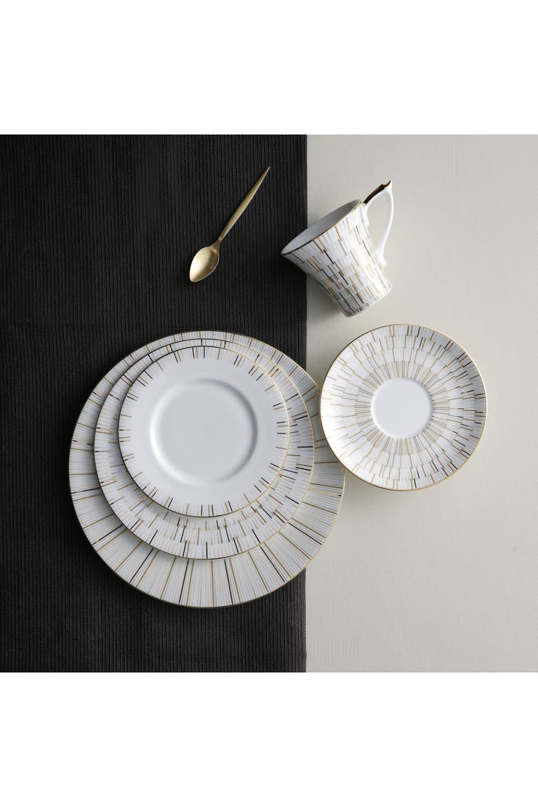 Luminous Salad / Dessert Plate, Alternate, color, White