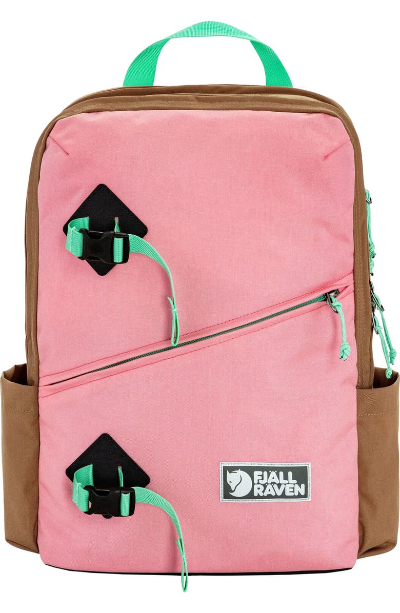 Fjällräven Vardag 17-Liter Backpack, Main, color, Poppy Pink-Khaki Dust