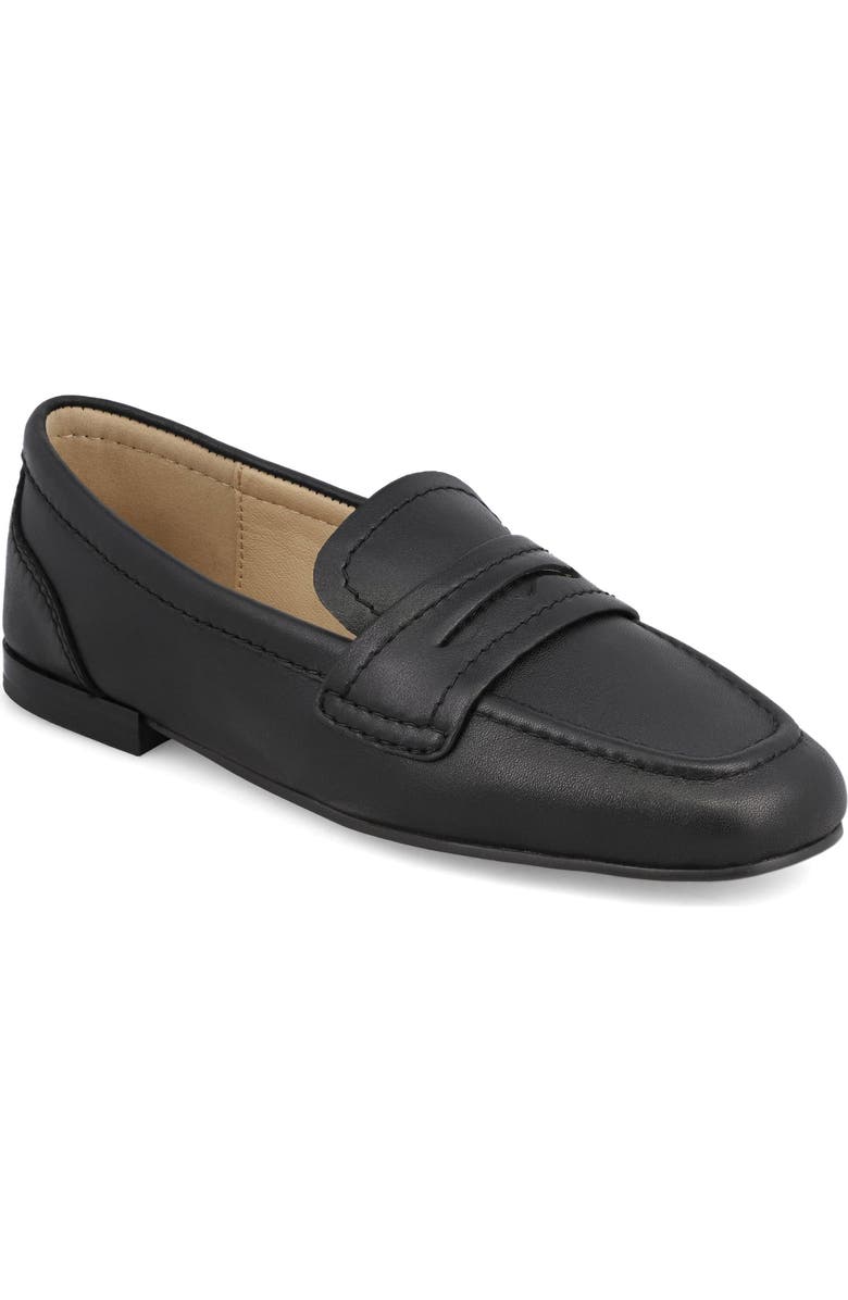 MIA Bahar Penny Loafer, Main, color, Black Calf