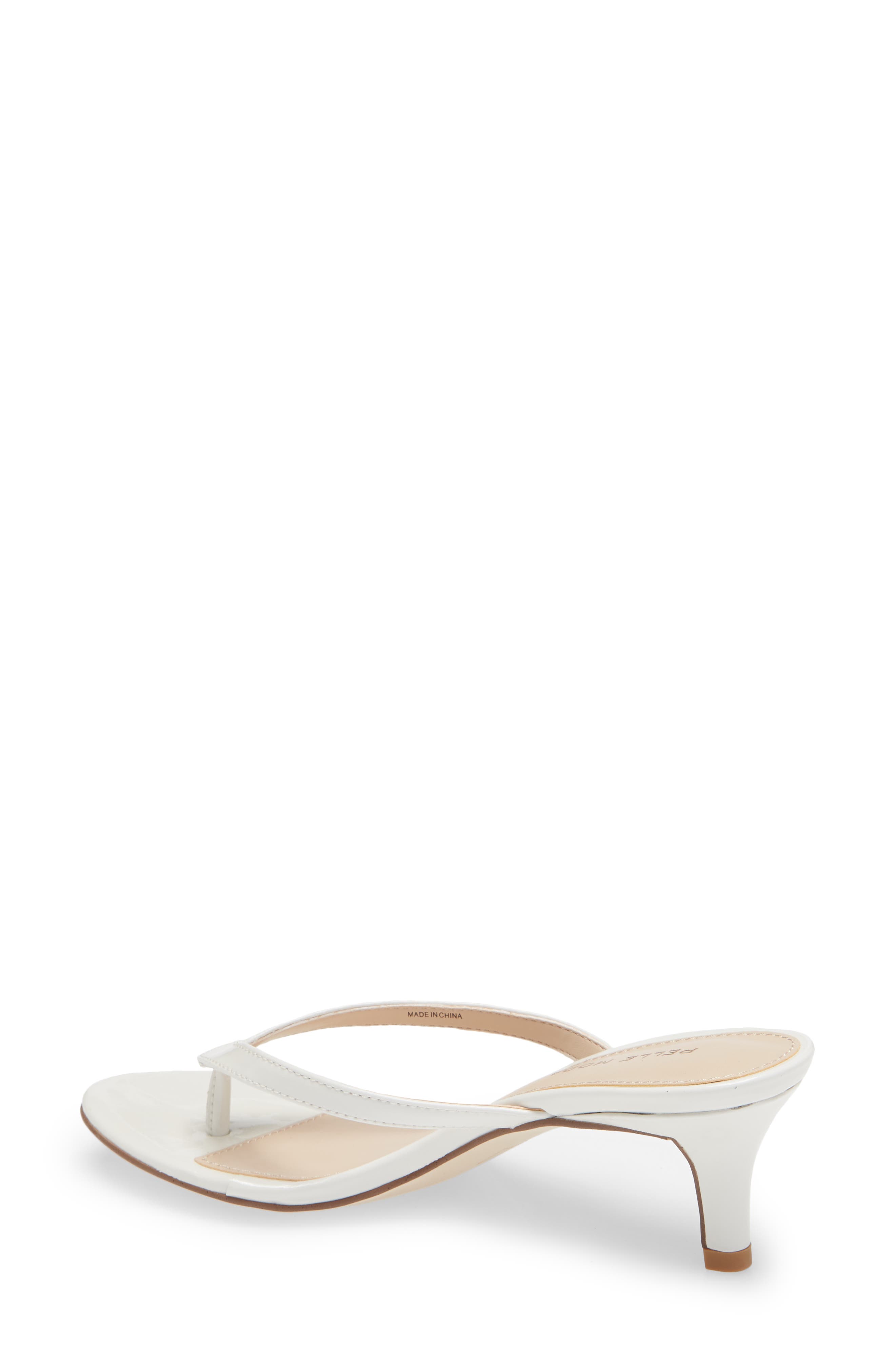 Pelle Moda Slide Sandal, Alternate, color, White Patent