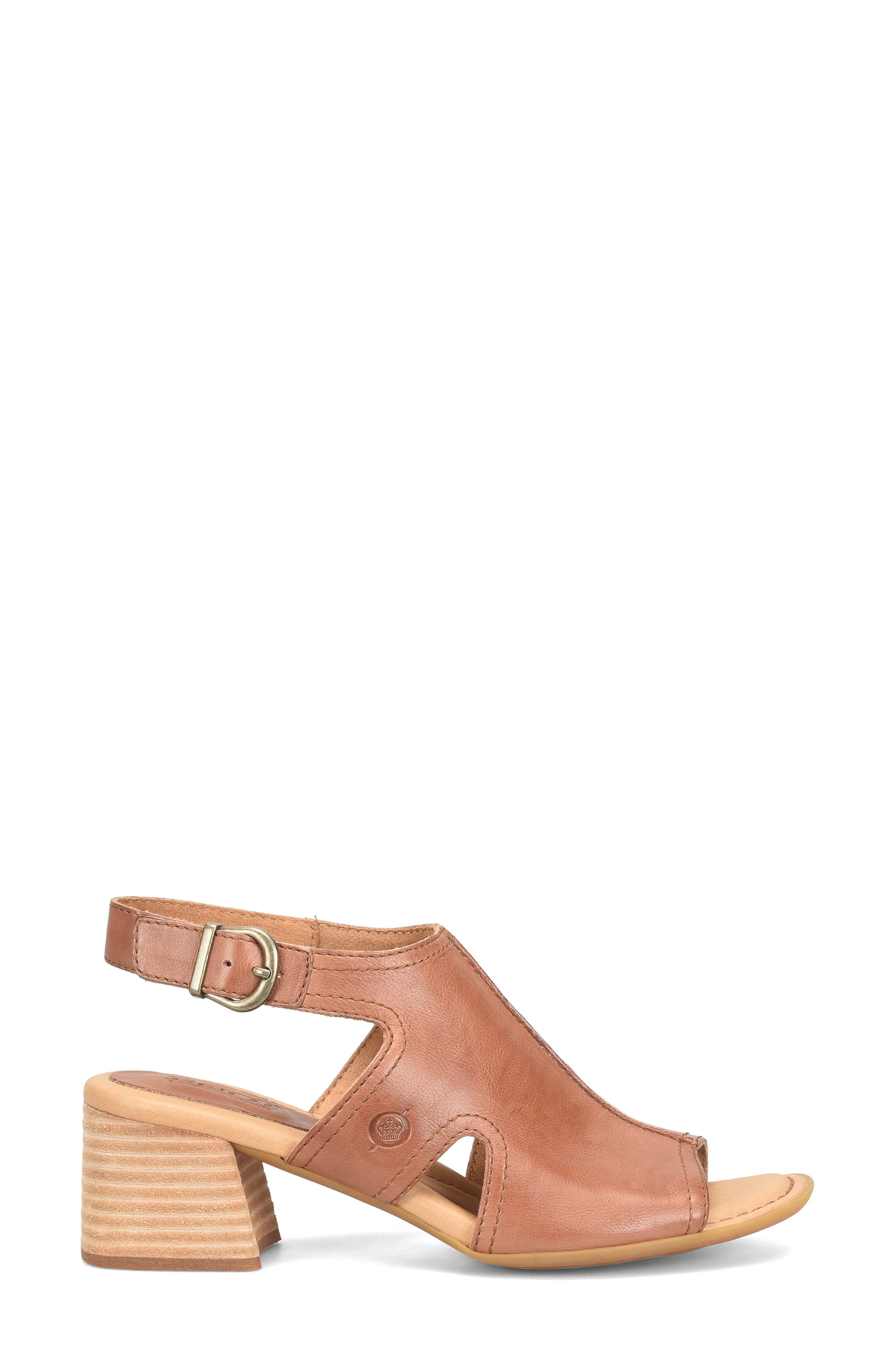 Børn Swinton Sandal, Alternate, color, Brown Leather