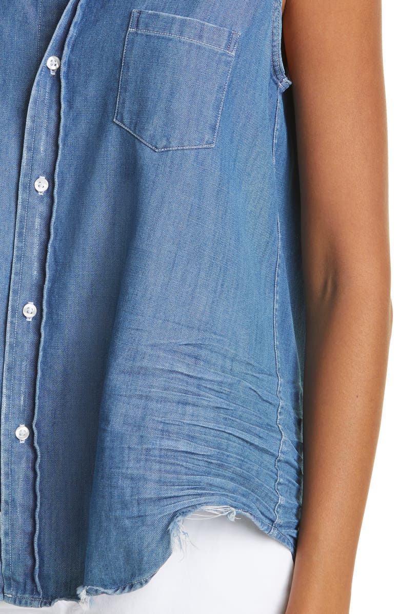 Frank & Eileen Fiona Sleeveless Cotton Blouse, Alternate, color, 