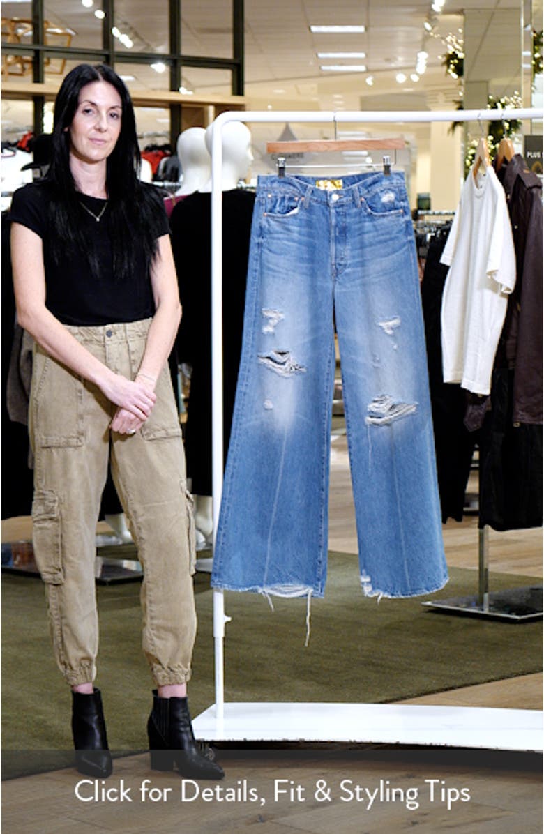The Ditcher Roller Sneak Nonstretch Wide Leg Jeans, sales video thumbnail