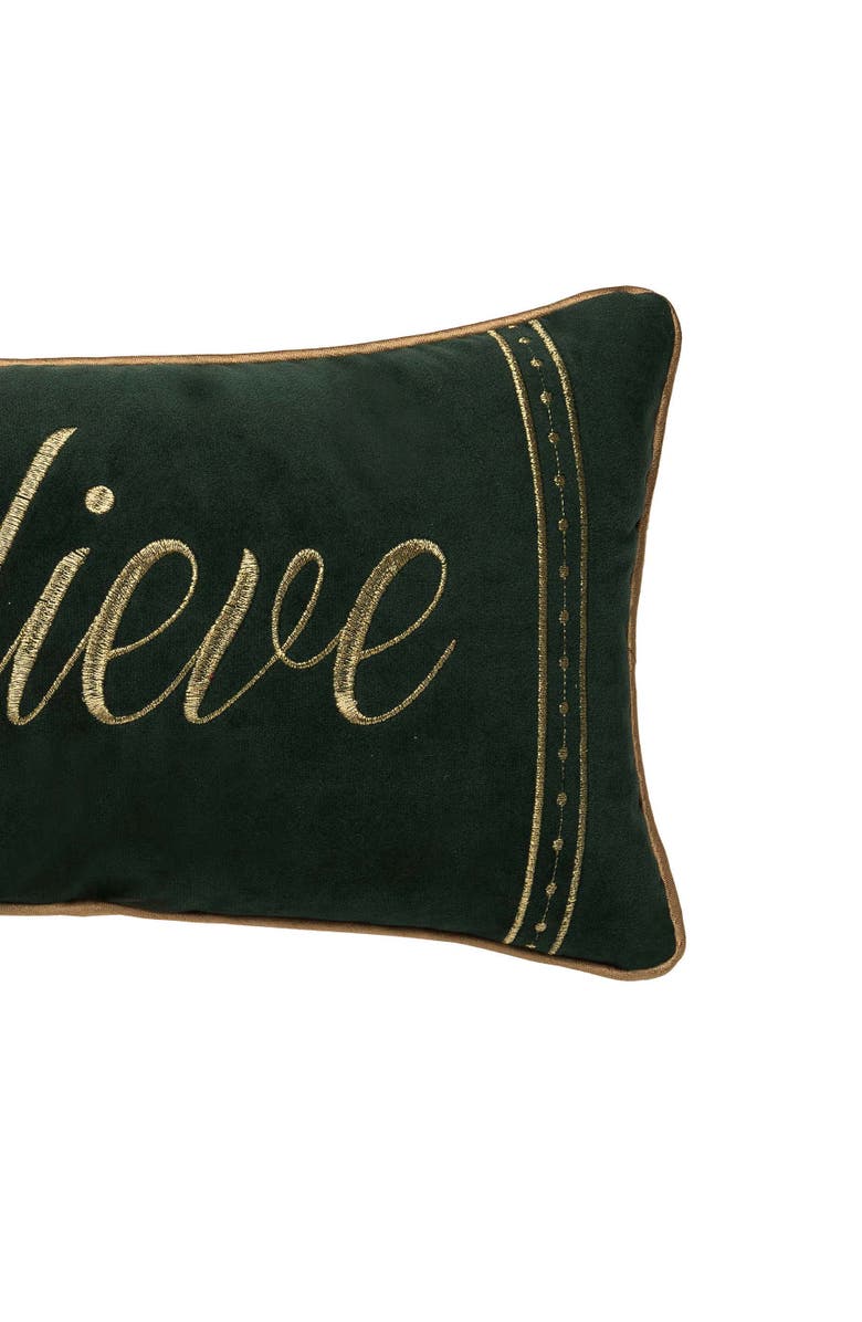 C&F Home Gold Believe Pillow, Alternate, color, 
