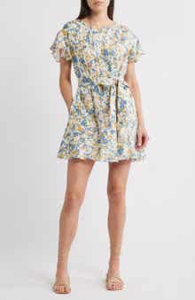 Cleobella Lynn Floral Print Minidress