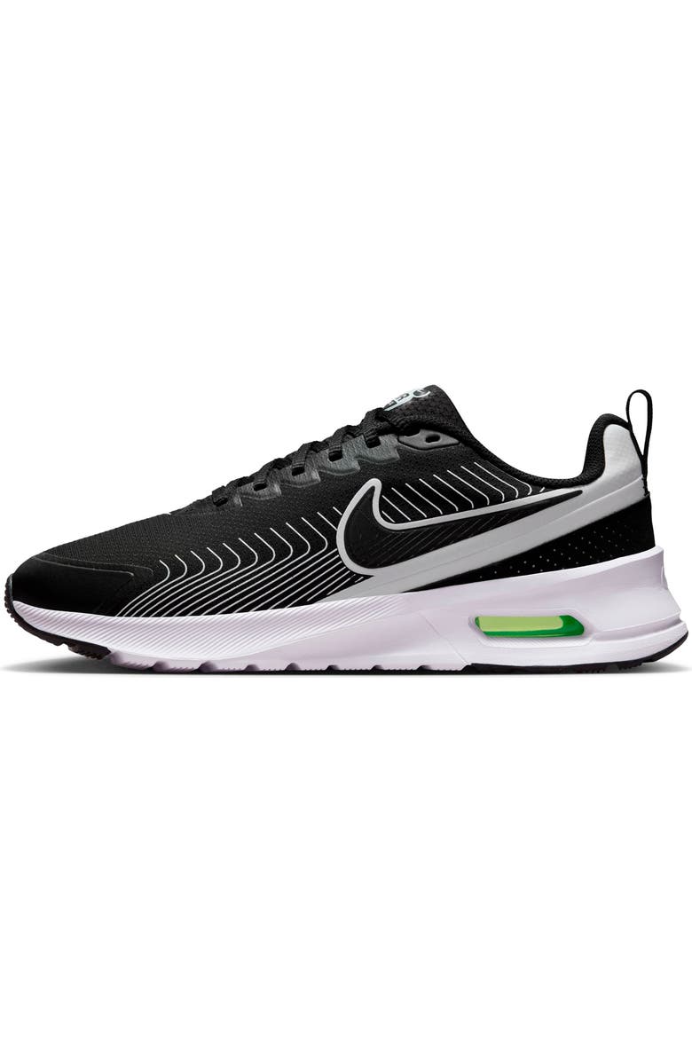 Nike Air Max Nuaxis Sneaker, Alternate, color, Black/ Black/ White/ Volt