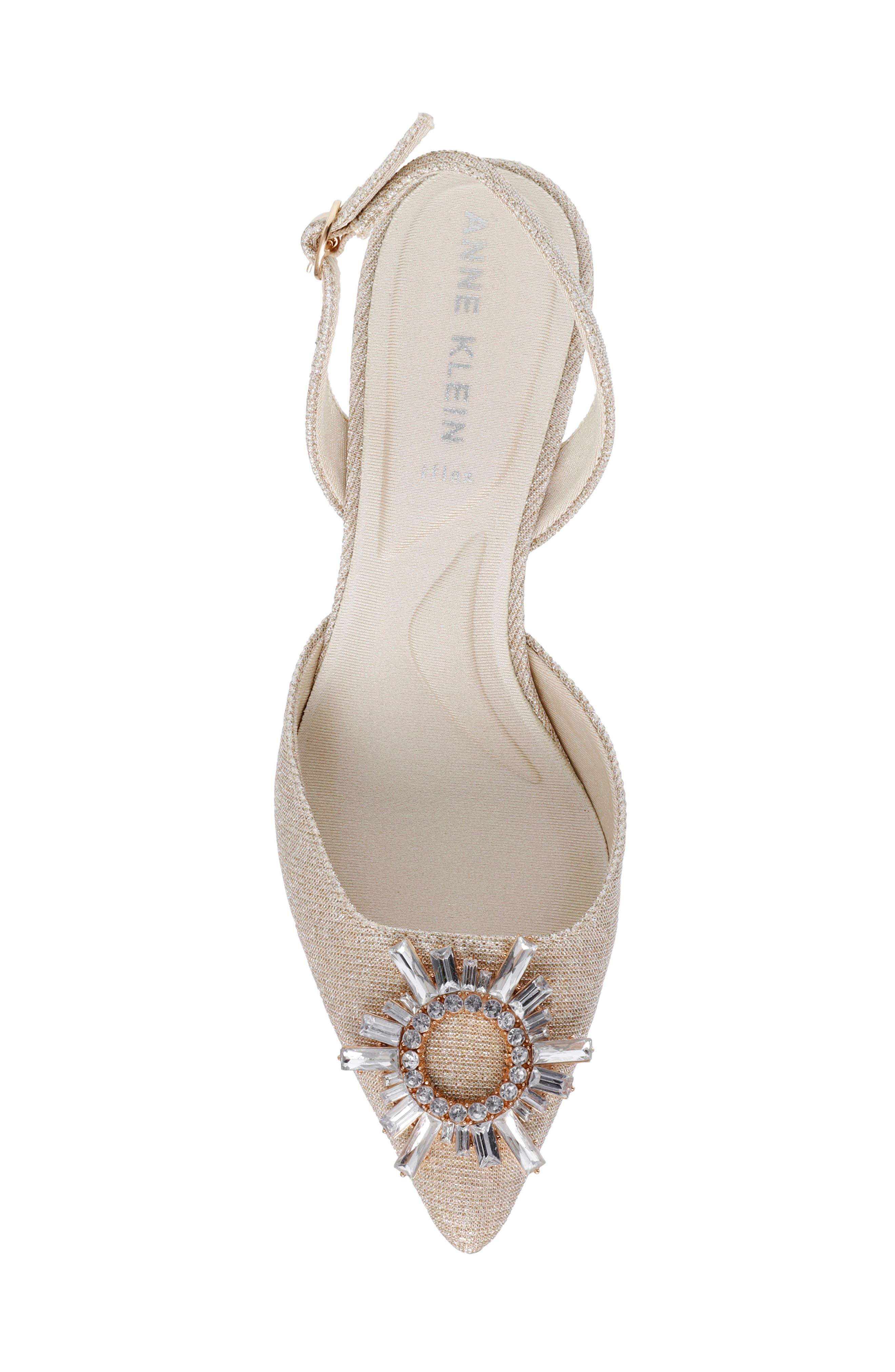Billie Embellished Pump, Alternate, color, PLATINUM