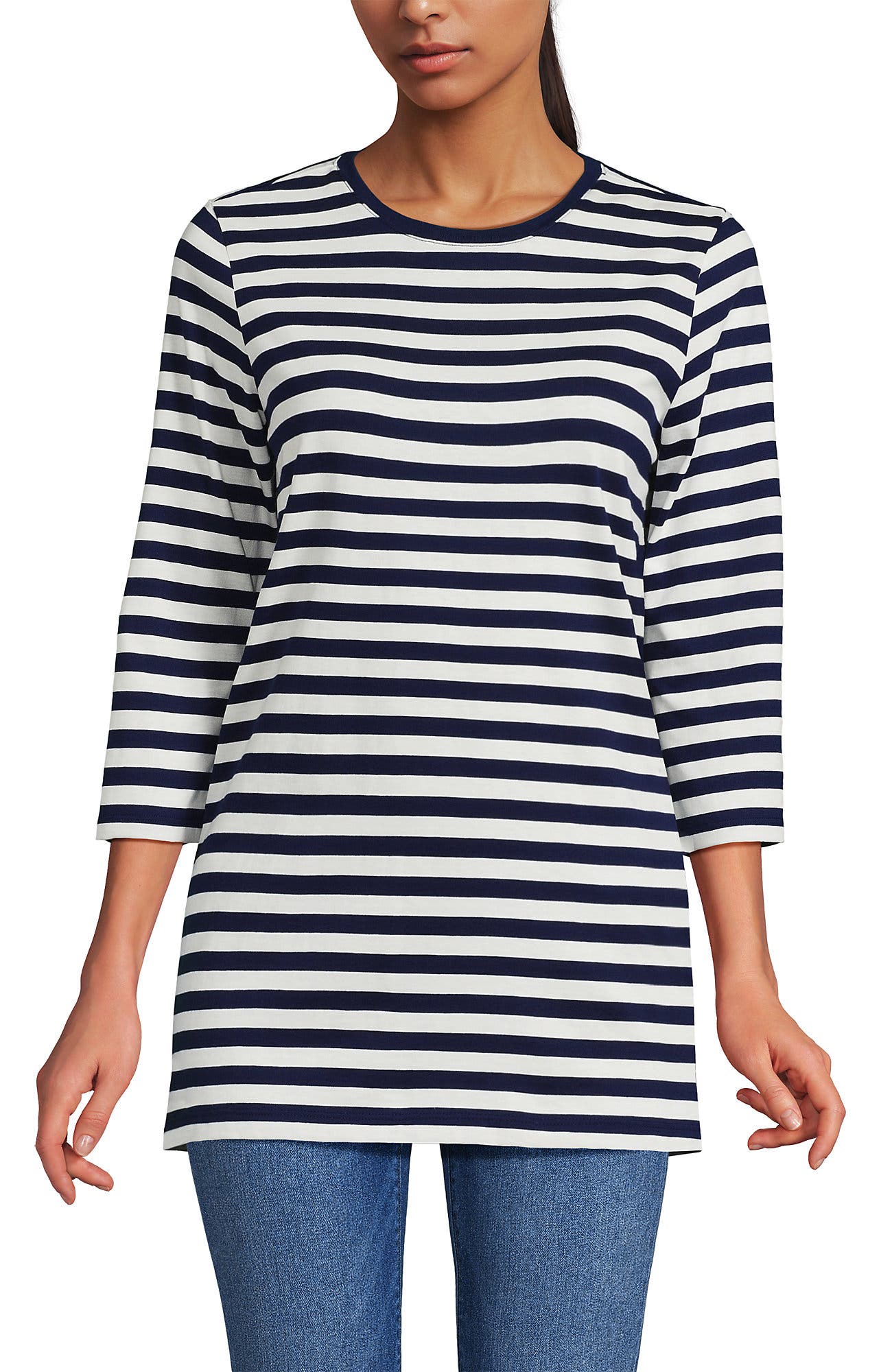 Deep Sea Navy Even Stripe