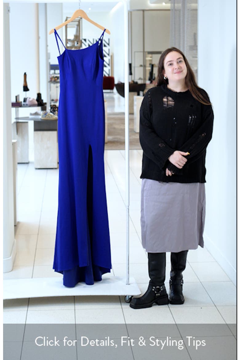 One Shoulder Long Jersey Homecoming Dress video