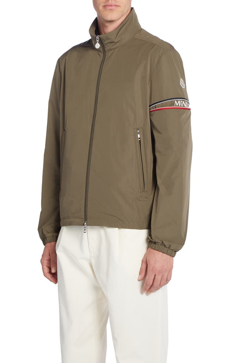 Moncler Ruinette Accent Sleeve Jacket, Alternate, color, 