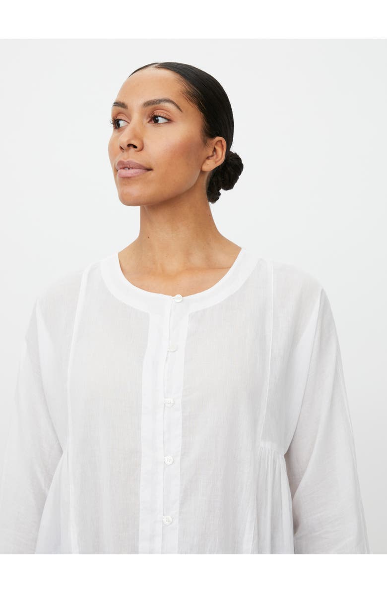 Masai Copenhagen MaIanelle Round Neck Blouse, Alternate, color, White