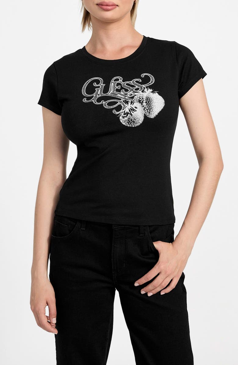 GUESS Logo Graphic T-Shirt, Main, color,