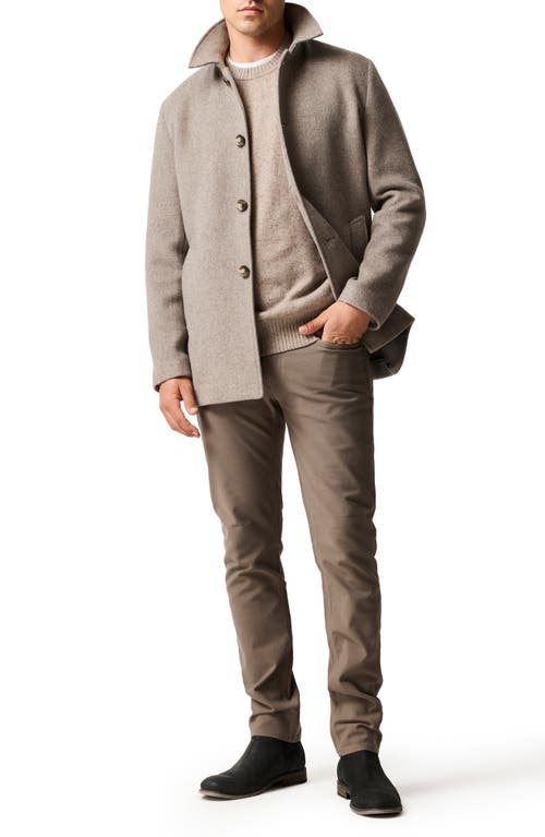 Rodd & Gunn Stewart Island Wool & Cahsmere Crewneck Sweater In Neutral