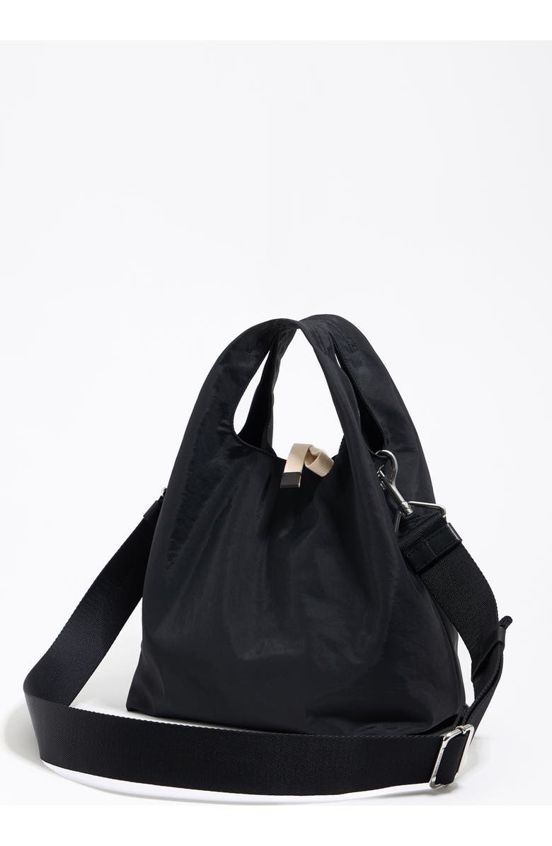 Bimba y Lola Small Nylon Paper Bag, Alternate, color, Black