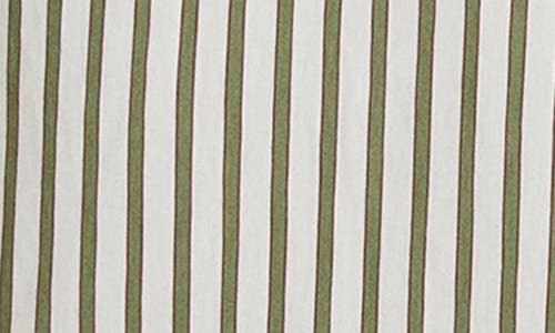 VINCE VINCE TILL STRIPE CROP SHIRT