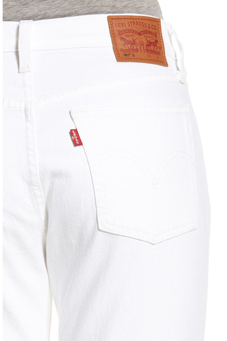 Levi's® 501® High Waist Skinny Jeans, Alternate, color, IN THE CLOUDS