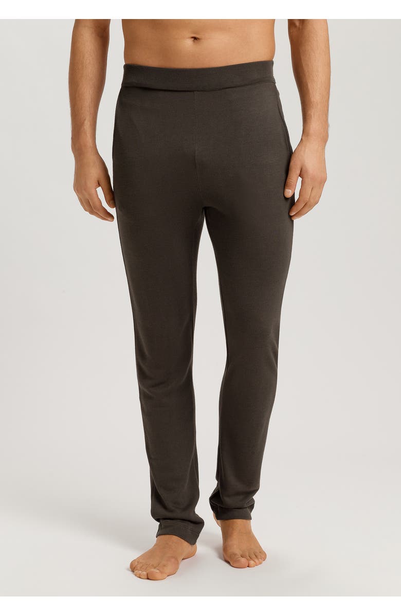 Hanro Woolen Comfort Tencel And Cashmere Pants, Alternate, color, Earthy Ink