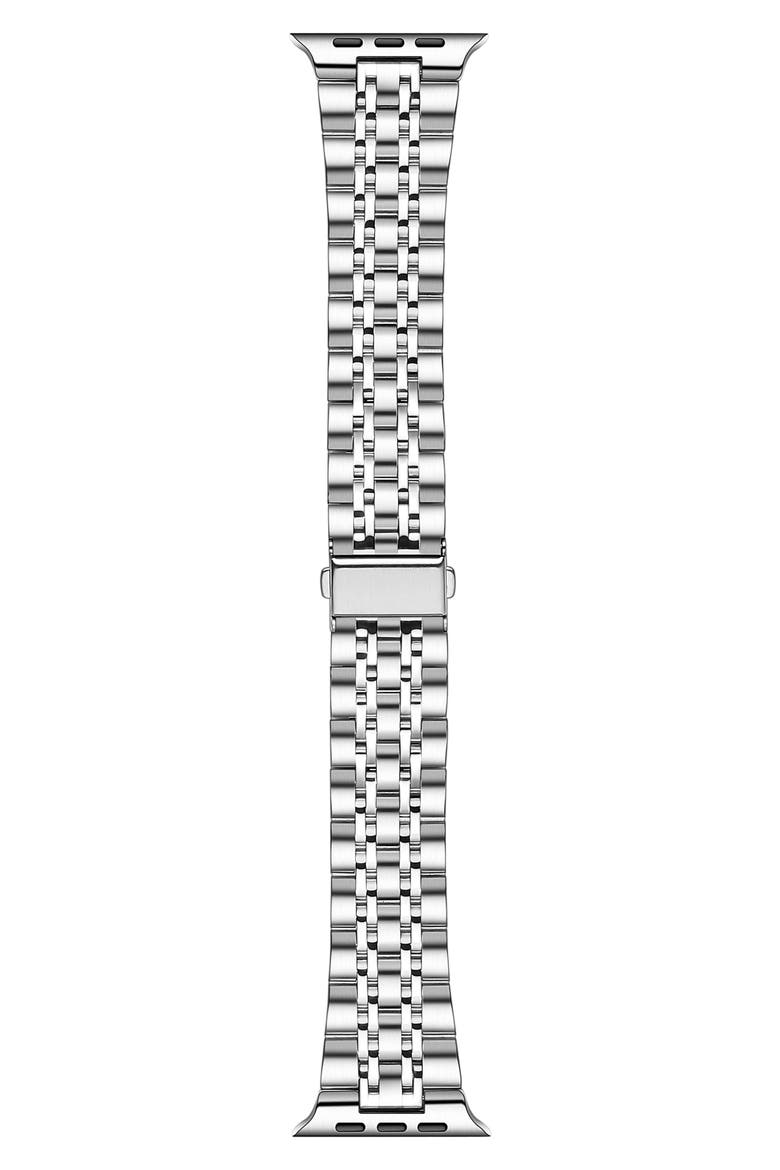 Apple Watch® SE & Series 7/6/5/4/3/2/1 Bracelet Watchband, Main, color, SILVER