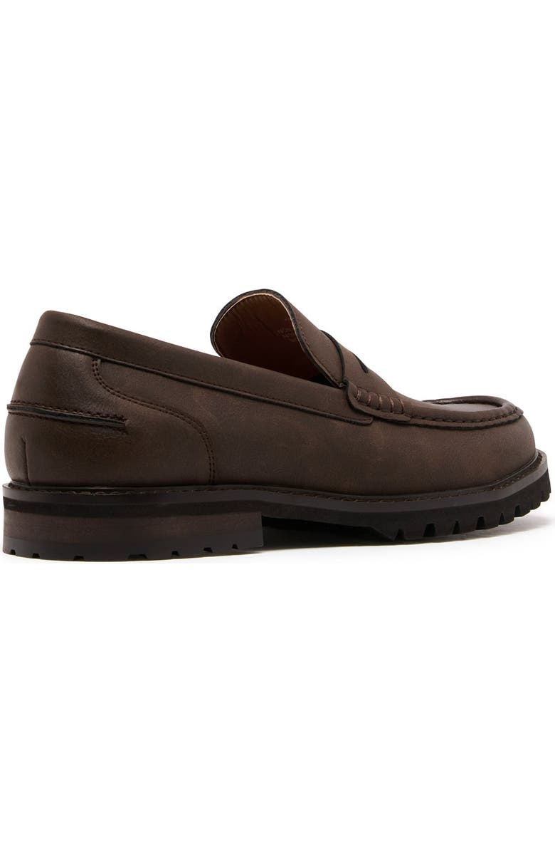 Uncut Hackney Loafer, Alternate, color, Brown Pu