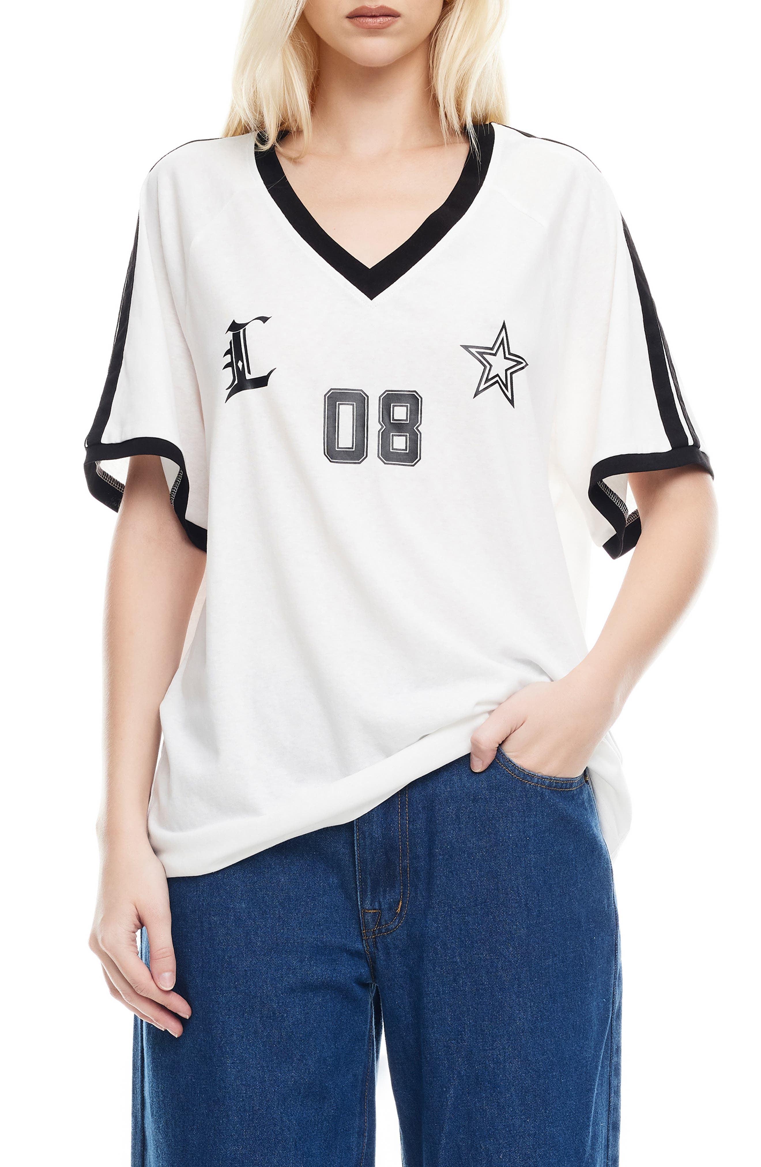 LIONESS Spectate V-Neck Top