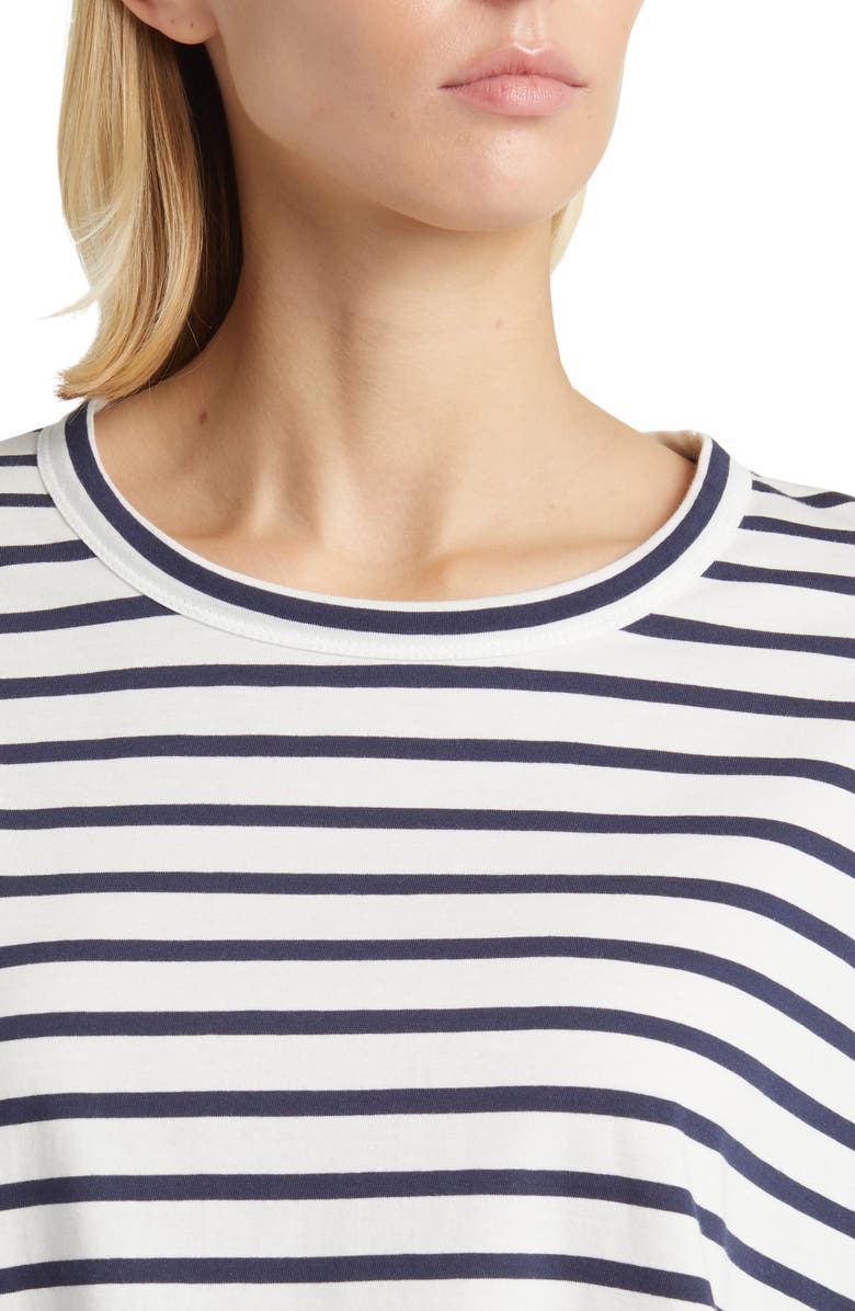 Masai Copenhagen Doreann Stripe T-Shirt, Alternate, color, Maritime Blue