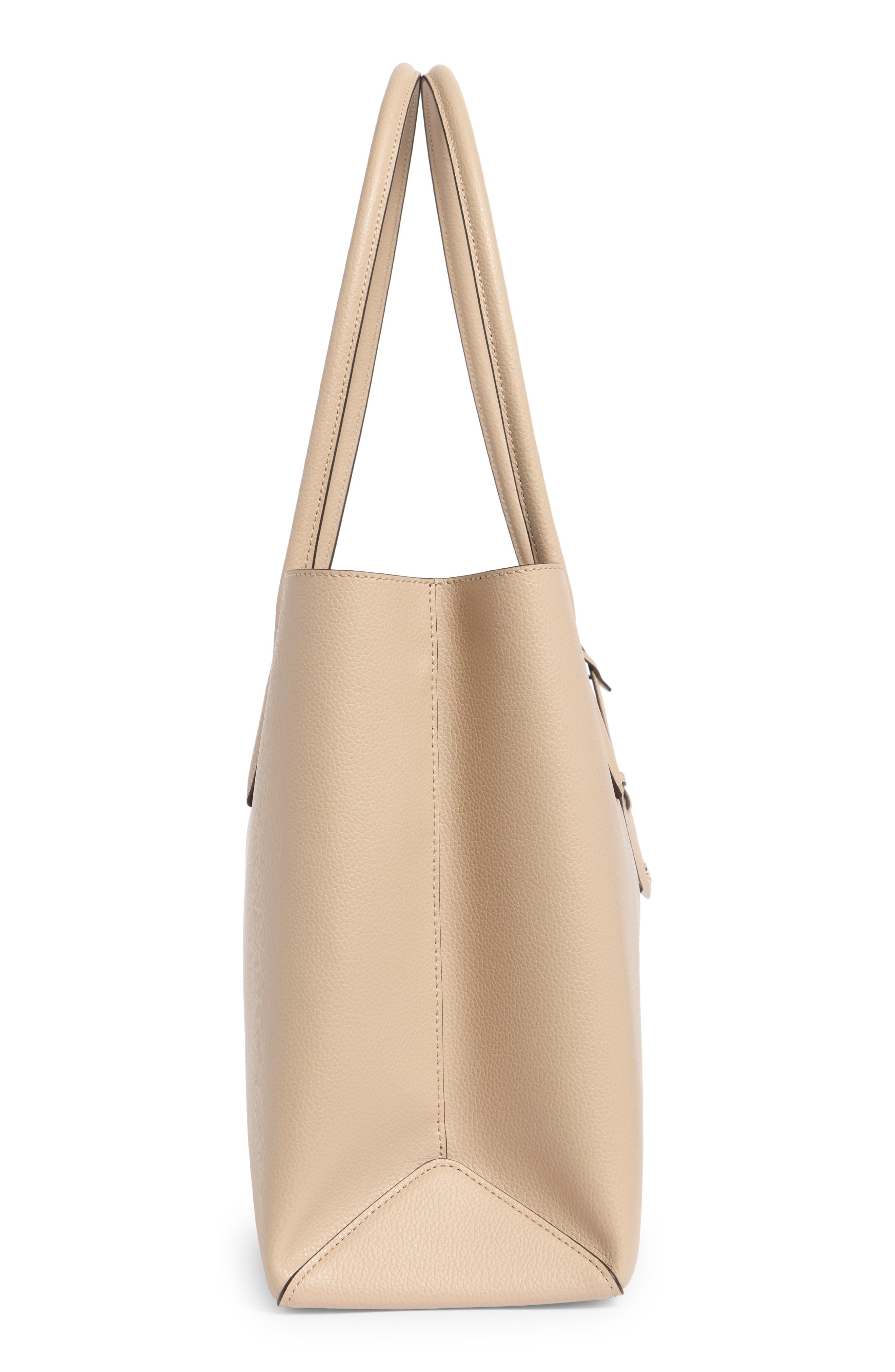 Kate Spade New York eva leather tote, Alternate, color, Warm Beige