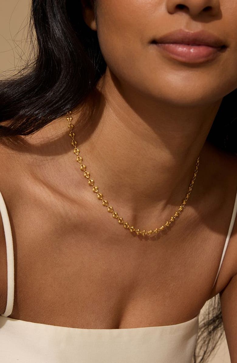 Satya Jewelry Golden Hour Coin Chain Necklace, Alternate, color, Gold